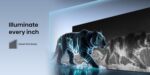 ⁦هايسينس تلفزيون ذكي 55 بوصة QLED 4K VIDAA، دولبي فيجن اتموس، ترقية الذكاء الاصطناعي 4K، وضع اللعب بلس، تحكم صوتي، اسود - 55Q6N⁩ - الصورة ⁦4⁩