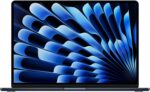 Apple 2026 MacBook Air 15-inch Laptop with M5 chip: AI and Apple Intelligence, 15.3-inch Liquid Retina Display, 16GB Unified Memory, 512GB SSD Storage, 12MP Center Stage Camera; Midnight;English