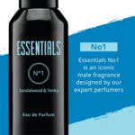 ⁦عطر او دو بارفان اسنشيالز رقم 1 للرجال برائحة الفوجير الشرقية مع روائح الحمضيات والتوابل والزهور والمسك والفانيليا من ميلتون ليويد - 50 مل⁩ - الصورة ⁦2⁩