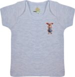 ⁦Baby Shoora Boys Short Sleeve Undershirt Set Of 2 Pieces Half Sleeves Undershirt Printed Shapes⁩ - الصورة ⁦3⁩