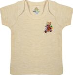 ⁦Baby Shoora Boys Short Sleeve Undershirt Set Of 2 Pieces Half Sleeves Undershirt Printed Shapes⁩ - الصورة ⁦2⁩