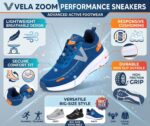 ⁦Men's Casual Sneakers -Large Sizes (46 & 47 & 48) - Premium Quality Materials Fully Imported - Very Comfortable - Lightweight - With Professional Design For Superior Foot Breathability⁩ - الصورة ⁦4⁩