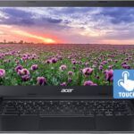 لاب توب فلاج شيب كروم بوك 2023 بشاشة لمس FHD 1080 بيكسل IPS مقاس 14 بوصة ومعالج انتل سيليرون N4020 وكاميرا ويب HD وواي فاي 5 وبطارية اكثر من 12 ساعة ونظام تشغيل كروم وكيبلات ماركسول - الأم من ايسر