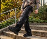 ⁦Men's sneaker - Trendy youth design - manufactured from premium imported materials - Triple Black - Ultra-Breathable Mesh - Responsive Cushioning - and Dynamic Midsole Support for All-Day Comfort⁩ - الصورة ⁦4⁩