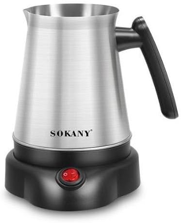 31-fpMSROhL._AC_SL1000_.jpg غلاية قهوة موديل (SK-09044) من الفولاذ المقاوم للصدأ من سوكاني، سعة 800 مل 600W