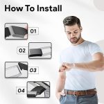 سوار رياضي صديق للبيئة متوافق مع أجهزة Whoop 4.0/3.0، متوافق مع تخطيط القلب الكهربائي بتصميم سيليكون مقاوم للماء، سوار مقاوم للعرق مع موصل على شكل U من ايكو سيستم - الصورة 8