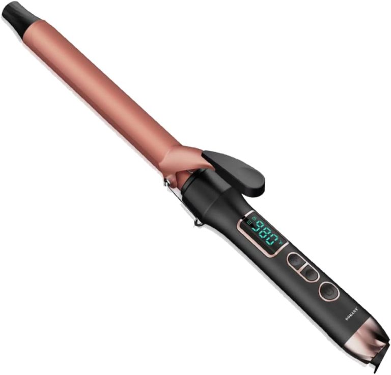 مكواه شعر كيرلي Sokany SK-673 Curling Iron بخمسة مستويات للحرارة و بقوة 980 درجة فهرنهايت وشاشة ديجيتال