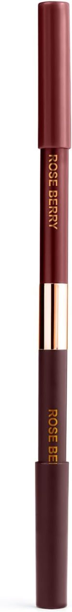 ⁦Rose Berry - Eyeliner, Eye Colour Magic Liner Duo, Waterproof, Dual Ended Eyeliner Pencil With Two Tips, Smooth Glide Makeup Pen, For Defined Lines, Model - RB-GE1229 (Matte M09 & Metallic M10)⁩ - الصورة ⁦6⁩