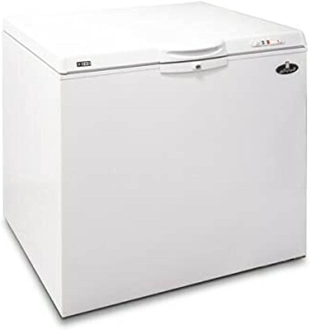41FqNr7ZhFL._AC_SL1500_.jpg فريزر أفقي E220 من كريازي - سعة 217 لتر، أبيض