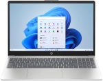 HP 15-fc0063ne: رايزن 7 7720، 16GB، 512GB-SSD، بطاقة رسومات AMD راديون، 15.6 انش -FHD، كيبورد باضاءة خلفية كاملة، ويندوز 11، فضي، شنطة ظهر مجانية 18L + ماوس بلوتوث، ضمان 3 سنوات،