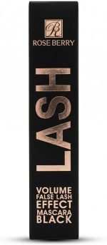 ⁦ماسكارا تكثيف الرموش من روز بيري، تأثير الرموش الاصطناعية بلمسة جريئة تدوم طويلًا، لون أسود⁩ - الصورة ⁦3⁩