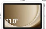 ⁦سامسونج جالكسي تاب A9+ الجيل الخامس SM-X216B، 64GB + 4GB RAM، (موديل عالمي) (شاحن حائط) (جرافيت)⁩ - الصورة ⁦4⁩