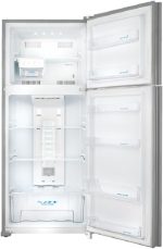 ثلاجة من يونيونير موديل URN-440LBLSA-DHUVZ بتصميم فرنش باب، سعة 370 لتر، ستانلس ستيل، مع شاشة لمس رقمية وإضاءة LED وتبريد سريع - الصورة 2