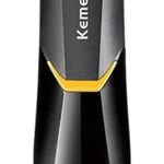 ماكينة تشذيب شعر الجسم الاحترافية KM-3208 مع إضاءة ليد، شحن سريع USB ورؤوس شفرات من السيراميك، مقاومة للماء للاستخدام الرطب/الجاف، مناسبة لحلاقة المناطق الحساسة وشعر العانة للرجال والنساء من كيمي