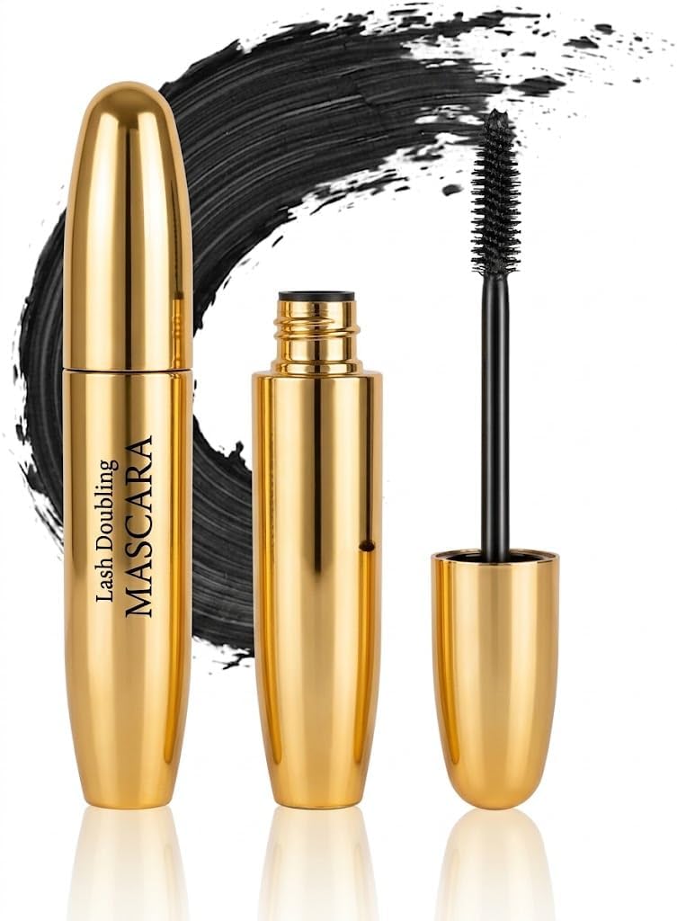 613Al8sDkmL._AC_SL1024_.jpg ماسكارا ماكس فوليوم فائقة السواد مقاومة للماء كثافة وطول بسمك إضافي طويل 5 دي تعطي تطويل وتأثير الرموش الاصطناعية، من ببروز