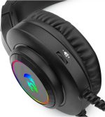 سماعة محيطي راس للالعاب H260 RGB من ريدراجون مع ميكروفون، سلكية، متوافقة مع Xbox one، نينتندو سويتش، بلاي ستيشن 4، بلاي ستيشن 5، اللاب توب، نينتيندو سويتش متعدد الألوان - الصورة 7