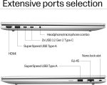 ⁦لابتوب اتش بي من إنتل بشاشة 16 بوصة وذاكرة 16 جيجابايت برو بوك 460 G11 مع ذاكرة DDR5 وتخزين SSD 512 جيجابايت ومعالج كور i5 مع إضاءة خلفية وقارئ بصمة⁩ - الصورة ⁦7⁩