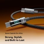 ⁦كابل من أورايمو بطول 1.2 متر نوع USB-C متوافق مع سمارتفون وتابلت ولابتوب⁩ - الصورة ⁦5⁩