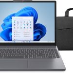 لينوفو لاب توب ايديا باد سليم 3 15IRH10 انتل كور i5 13420H 16GB RAM 512GB SSD انتل الترا اتش دي جرافيكس 15.3 انش WUXGA، ويندوز 11، حقيبة مجانية وماوس لون رمادي لونا - 83K100FMED