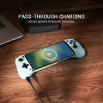 يد تحكم ألعاب فيديو من جيم سير موديل X5 لايت للهواتف الذكية، بتوصيل USB C، متوافقة مع نظام آي أو إس، مع تصميم مريح وميزة التيربو والشحن المباشر وتقنية هول إفكت، باللون الأسود - الصورة 6