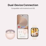 سماعات أذن فري بادز 7i (Conch-T010) بلوتوث لاسلكية، خاصية إلغاء الضوضاء النشطة، سماعات أذن 55.5 مللي أمبير في الساعة + علبة شحن 510 مللي أمبير في الساعة، بطارية ليثيوم أيون مدمجة، أسود من هواوي - الصورة 8