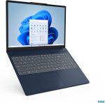 لاب توب لينوفو ايديا باد سليم 3 15IRH10 بمعالج انتل كور i5 13420H، ذاكرة رام 16GB، قرص تخزين SSD 512GB، مع كرت شاشة انتل UHD، شاشة 15.3 بوصة ودقة WUXGA، مع شنطة وماوس، طراز 83K100QPED - الصورة 3