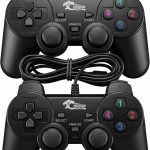 COUGAR-EGY USB Wired Gamepad for PC and Laptop, Dual Analogue Controller, Black, 2 Pack, Model 2082