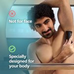 ماكينة حلاقة كهربائية للرجال آمنة على بشرة للاستخدام في مناطق الحساسة وتزيل شعر الظهر وتوفر حلاقة دقيقة ومتقاربة بفضل نظام حماية ثلاثي ورؤوس لؤلؤ حاصلة على براءة اختراع ومدة تشغيل 100 دقيقة من فيليبس - الصورة 8