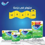 مناديل ورقية للمطبخ من فاين، طبقتين، 6 بكرات - الصورة 6