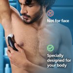 ماكينة حلاقة الجسم BG3007/01 من فيليبس، لاسلكية ومقاومة للماء، بتقنية حماية البشرة، مثالية لجميع مناطق الجسم والأجزاء الخاصة، لطيفة على البشرة، مناسبة لحلاقة الجسم والفخذ - الصورة 3