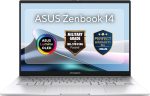 اسس زين بوك 14 [UX3405CA-SU319W] U9-285H / 32GB LPDDR5X / 1TB SSD / بطاقة رسومات انتل ارك™ / شاشة لمس OLED 3K 14 انش / ويندوز 11/ضمان مثالي لمدة عام
