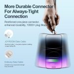 ⁦كابل من جويروم بطول 1.2 متر نوع لايتنينغ متوافق مع أجهزة تايب-C وأجهزة لايتنينج⁩ - الصورة ⁦6⁩