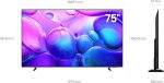 ⁦سامسونج تلفزيون QLED 55 بوصة، Q6F، معالج Q4 لايت، حجم لون 100% مع كوانتوم دوت، سامسونج Knox Security، محتوى مجاني لا نهائي، تلفزيون ذكي، QA55Q6FAAUXEG (موديل 2025)⁩ - الصورة ⁦3⁩