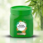 ⁦بلندز هيربال سنسيشن ماسك بالنخاع (٦٠٠ مل) - حمام كريم للشعر التالف جداً - تغذية وإصلاح عميق⁩ - الصورة ⁦2⁩