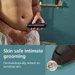 ماكينة حلاقة كهربائية للرجال آمنة على بشرة للاستخدام في مناطق الحساسة وتزيل شعر الظهر وتوفر حلاقة دقيقة ومتقاربة بفضل نظام حماية ثلاثي ورؤوس لؤلؤ حاصلة على براءة اختراع ومدة تشغيل 100 دقيقة من فيليبس - الصورة 5