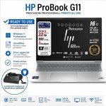 لاب توب برو بوك G11 نوت بوك، إنتل كور ألترا 7 155H، 16 نواة، هارد SSD PCI 1TB، شاشة WUXGA 16 بوصة IPS، 32 GB رام DDR5، واي فاي 6 وثاندربولت وجيفورس RTX 2050، لوحة مفاتيح بإضاءة وويندوز من اتش بي - الصورة 2