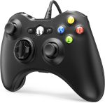 يد تحكم ألعاب فيديو من يايي موديل وايرد كنترولر متوافقة مع إكس بوكس 360، توصيل USB، تعمل على ويندوز، مع تتش باد، باللون الأسود - الصورة 7