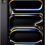 ابل ايباد برو 13 انش (M5) 512GB: شاشة الترا ريتينا XDR، كاميرا امامية 12 ميجابكسل/كاميرا خلفية 12 ميجابيكسل، ماسح ليدار، واي فاي 7 مع ابل N1، بطارية تدوم طوال اليوم - اسود