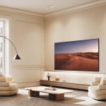 ⁦سامسونج تلفزيون QLED 55 بوصة، Q6F، معالج Q4 لايت، حجم لون 100% مع كوانتوم دوت، سامسونج Knox Security، محتوى مجاني لا نهائي، تلفزيون ذكي، QA55Q6FAAUXEG (موديل 2025)⁩ - الصورة ⁦9⁩