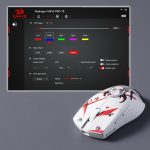 ⁦ماوس ألعاب لاسلكي 3 أوضاع، خفيف للغاية بدقة 26K نقطة لكل بوصة مع قبضة طبيعية مريحة وأزرار قابلة للبرمجة، وبرنامج يدعم روابط المفاتيح وتعديل الدقة M916AK-PRO من ريدراجون، 49 جرام | اتصال مستقر خالٍ من التباطؤ مخصص للاعبي اف بي اس، إعادة تحديد ماكرو ربط المفاتيح، قبضة مريحة للجسم⁩ - الصورة ⁦7⁩