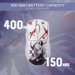 ⁦ماوس ألعاب لاسلكي 3 أوضاع، خفيف للغاية بدقة 26K نقطة لكل بوصة مع قبضة طبيعية مريحة وأزرار قابلة للبرمجة، وبرنامج يدعم روابط المفاتيح وتعديل الدقة M916AK-PRO من ريدراجون، 49 جرام | اتصال مستقر خالٍ من التباطؤ مخصص للاعبي اف بي اس، إعادة تحديد ماكرو ربط المفاتيح، قبضة مريحة للجسم⁩ - الصورة ⁦5⁩